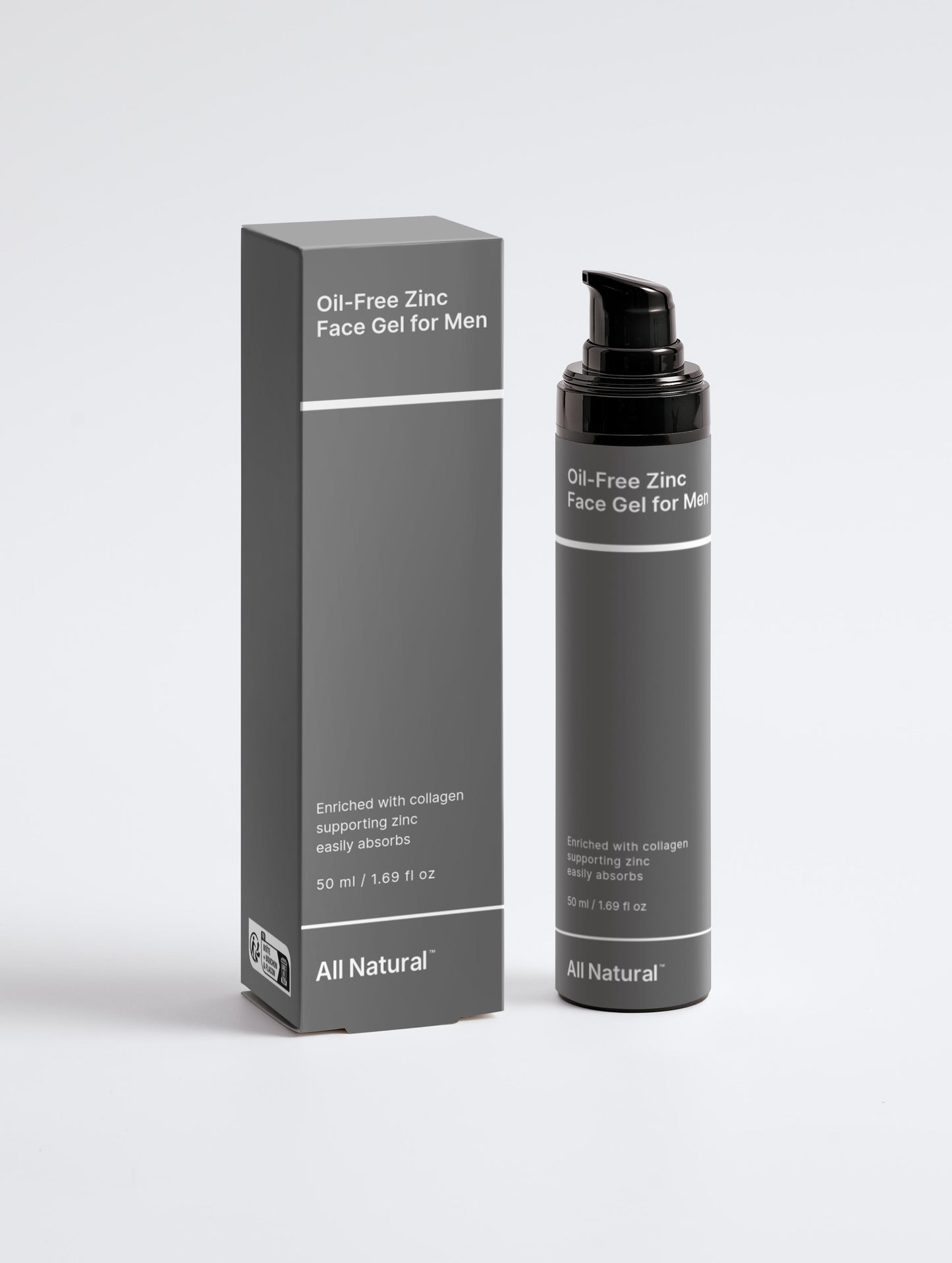 Oil-Free Zinc Face Gel for Men